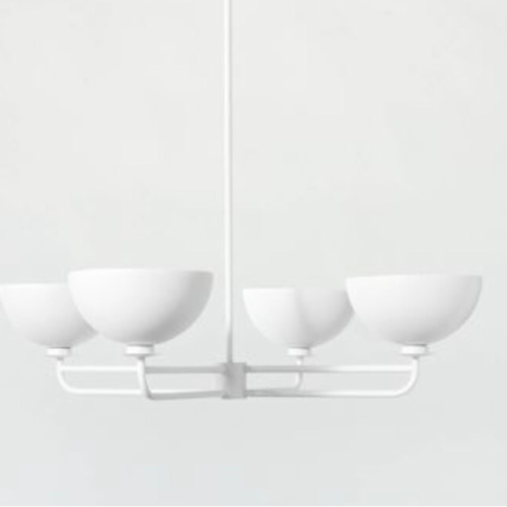 Dome Chandelier White - Threshold designed with Studio McGee